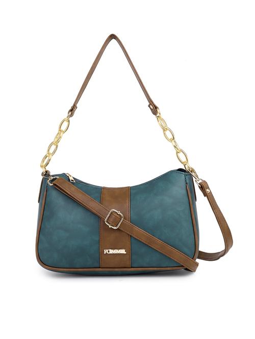 green color block sling bag - 21060911 -  Standard Image - 0