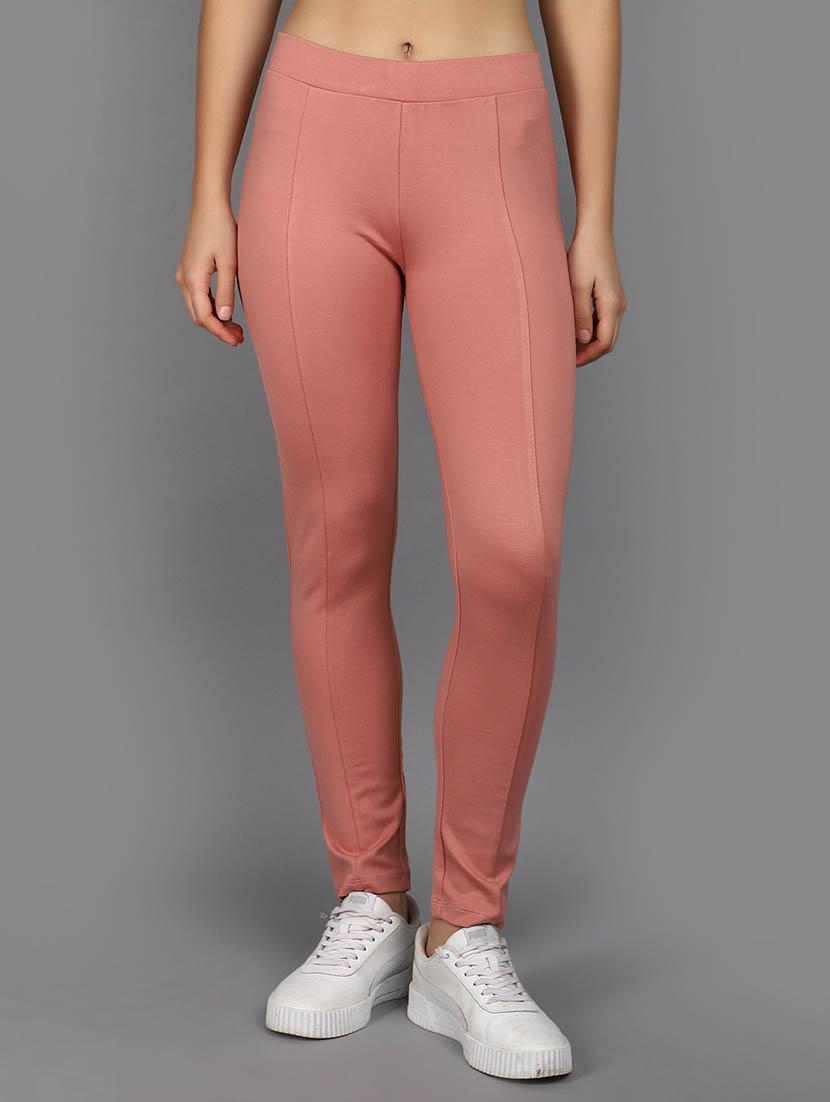 pink cotton jeggings - 21061666 -  Zoom Image - 0
