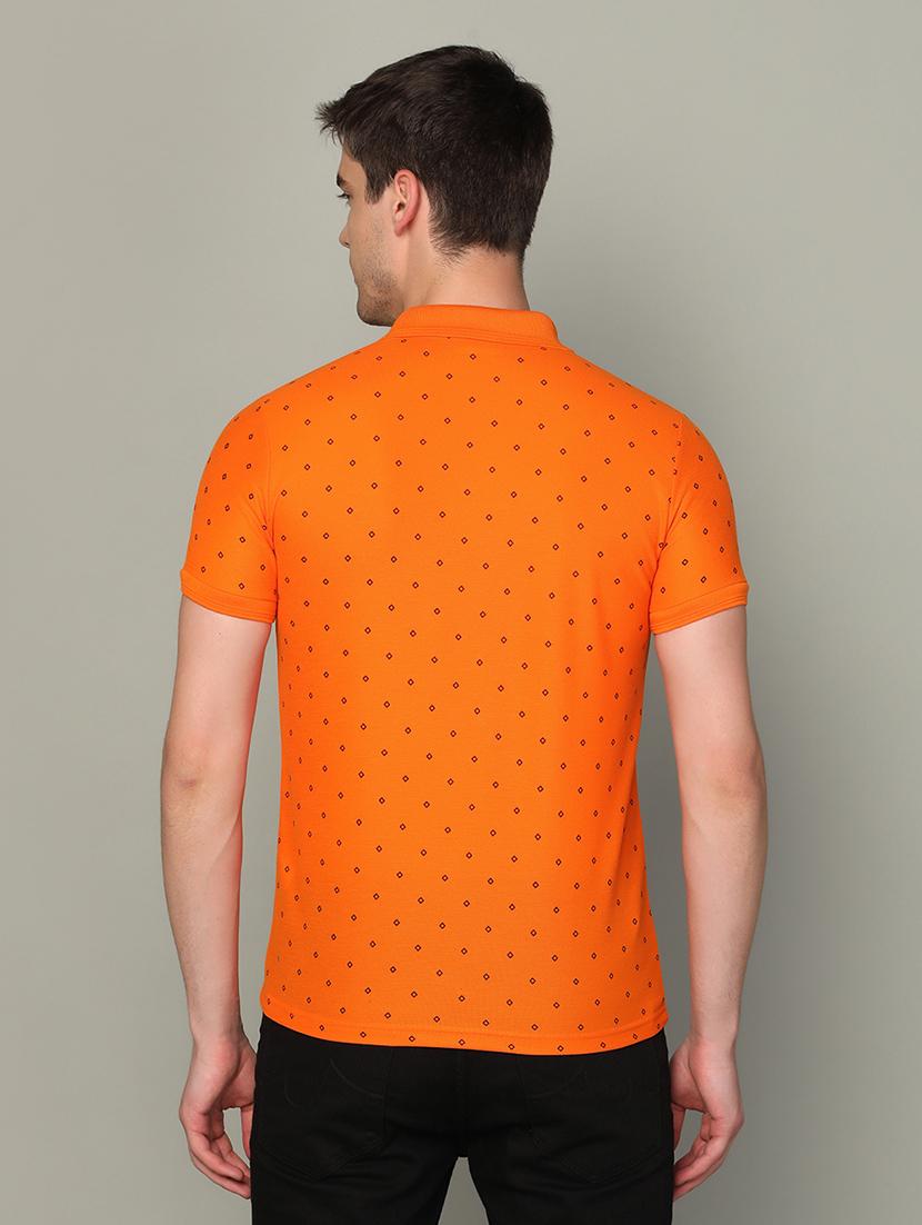 men polo neck all-over print t-shirt - 21062364 - Standard Image - 2