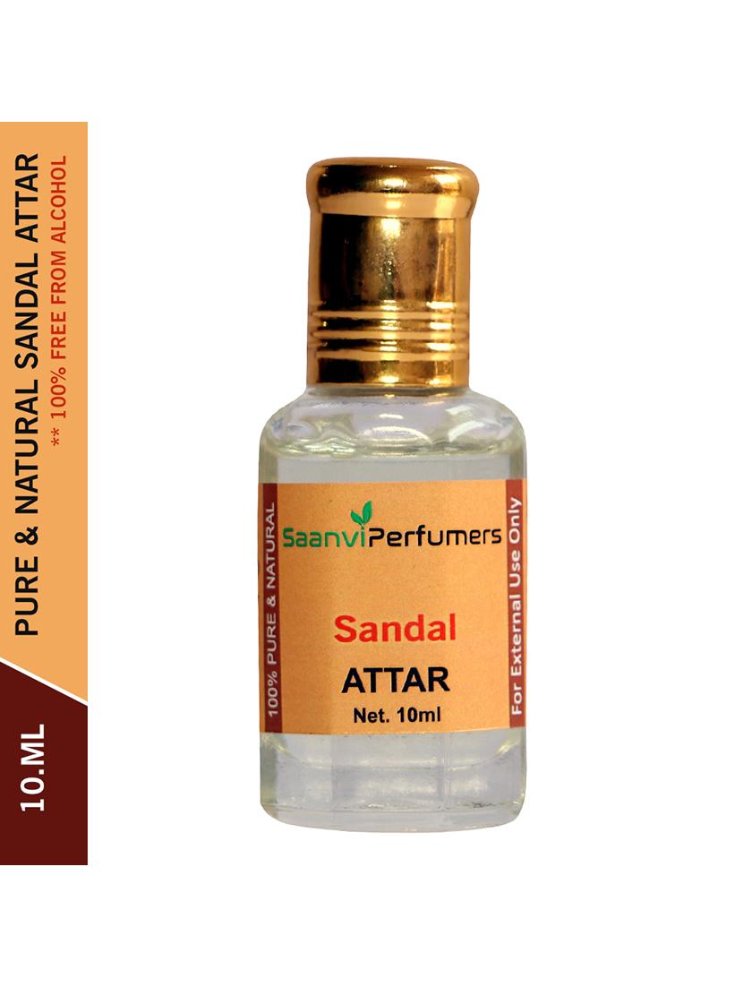 saanvi sandal attar 0% alcohol with floral fragrance (10ml) - 21066318 - Zoom Image - 0
