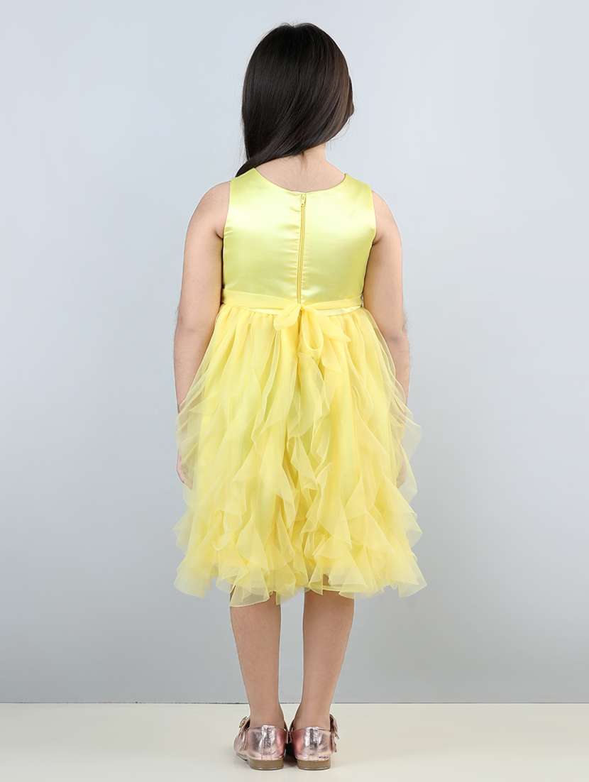 girls round neck net frocks - 21067481 -  Standard Image - 2