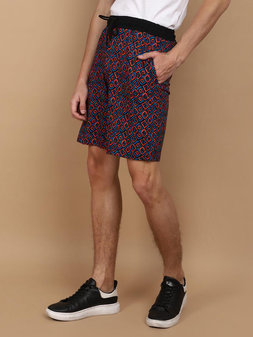 men printed cotton short - 21067783 - Standard Image - 2