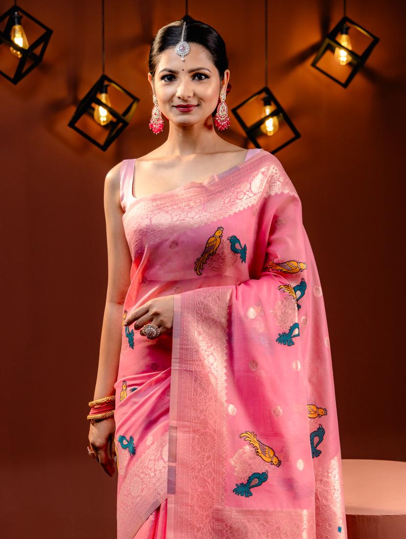 women self design banarasi saree with blouse - 21068436 - Standard Image - 2