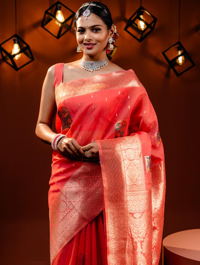 women self design banarasi saree with blouse - 21068457 - Standard Image - 2