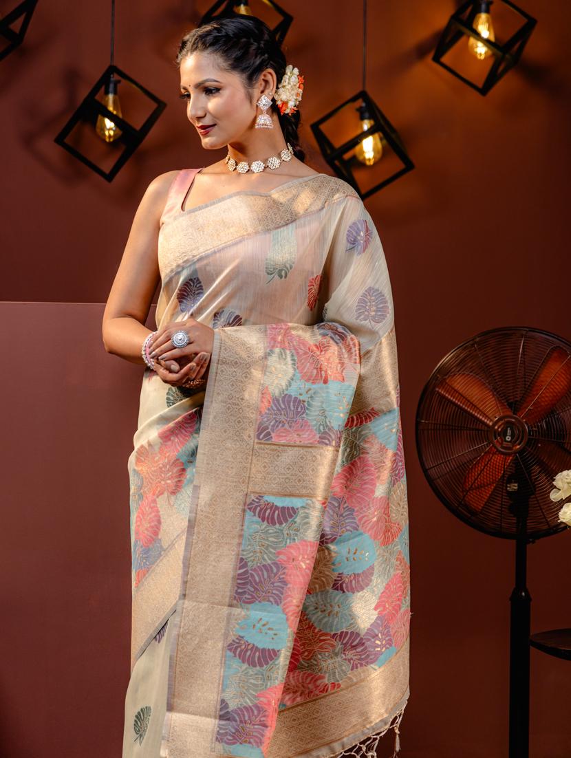 women self design banarasi saree with blouse - 21068464 - Standard Image - 2