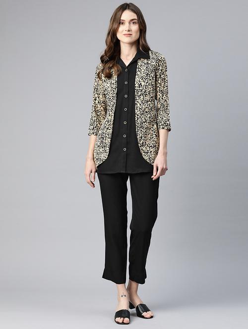 women shirt and trouser co-ord set - 21069205 - Standard Image - 0