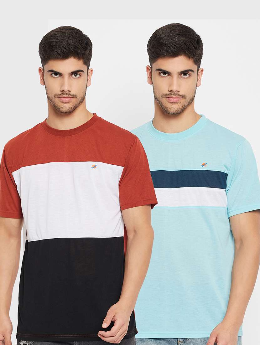 pack of 2 multi coloured t-shirt