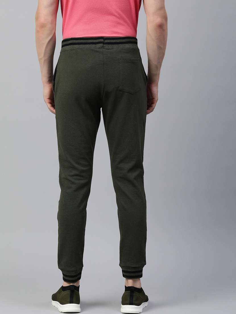 men mid rise joggers track pant - 21069950 - Standard Image - 2