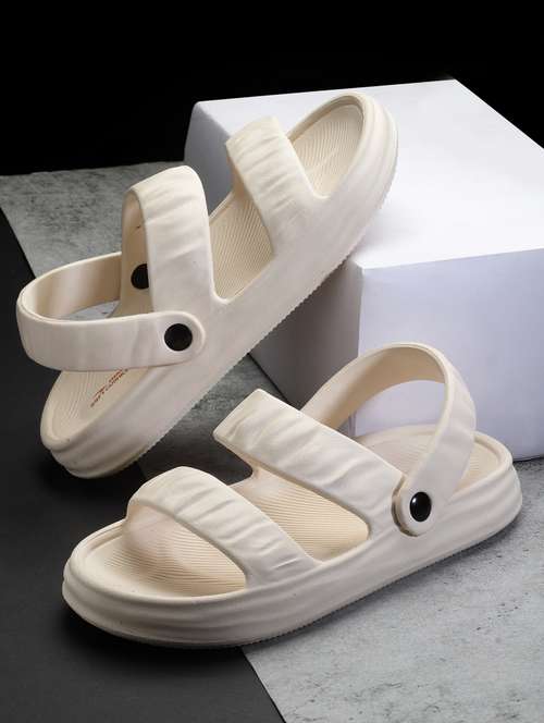 women beige back strap sandal - 21070519 -  Standard Image - 0