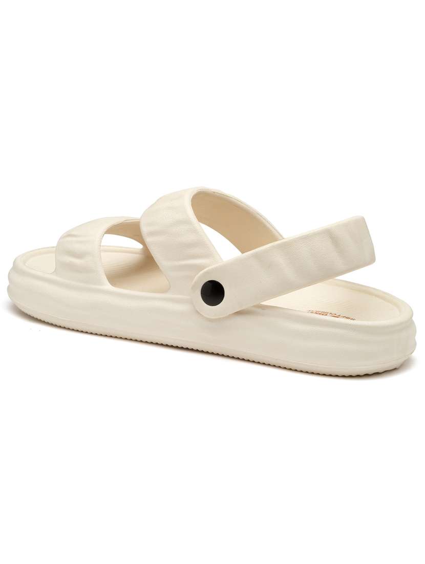 women beige back strap sandal - 21070519 -  Standard Image - 2