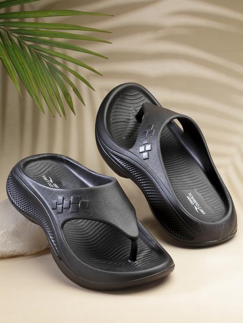 black slip on slipper - 21070965 -  Standard Image - 0