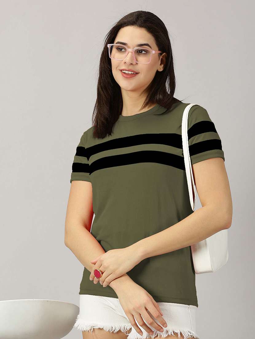 women striped t-shirt - 21071138 -  Standard Image - 2