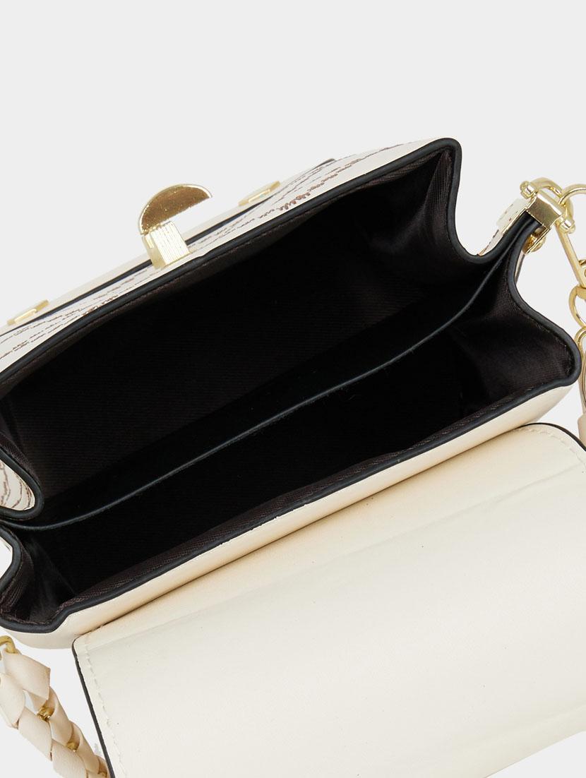 white leatherette (pu) sling bag - 21071602 - Standard Image - 2