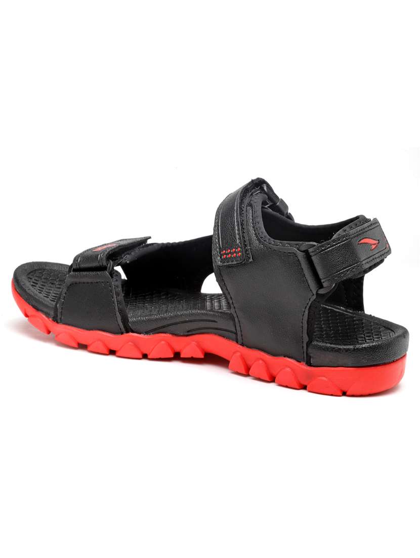 men black back strap floaters - 21071654 -  Standard Image - 2
