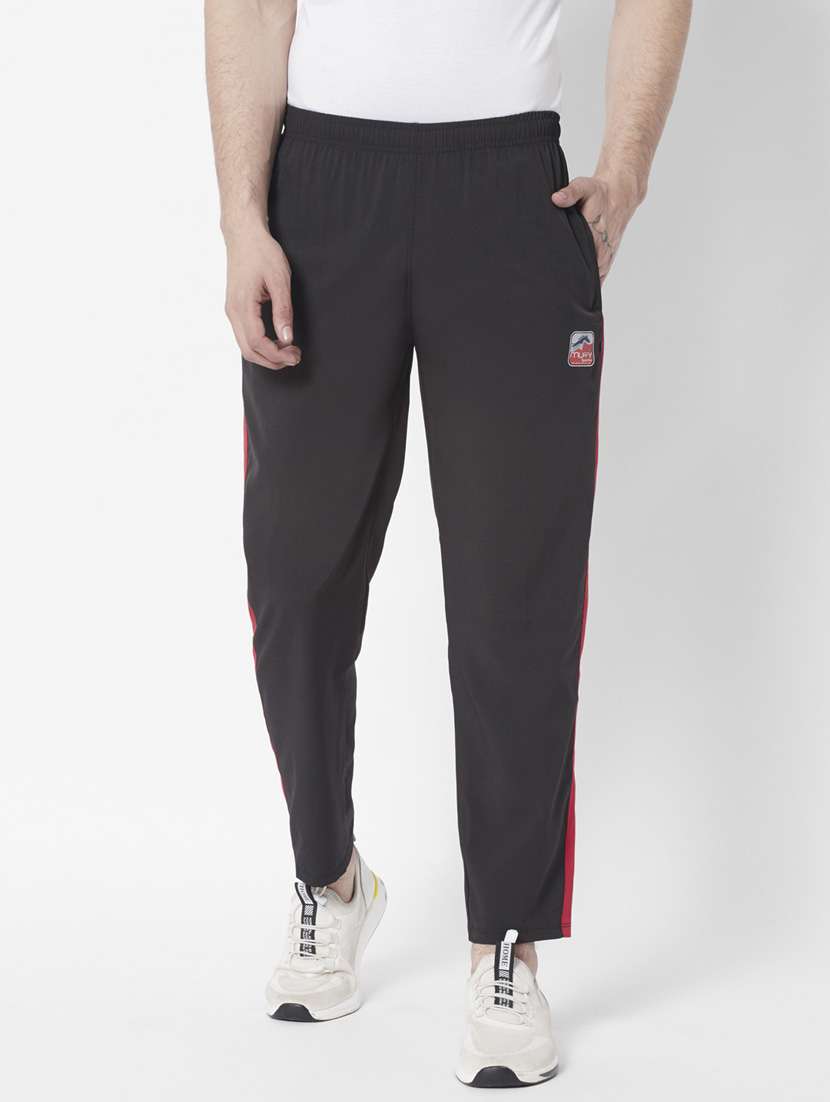 men mid rise full lenght track pant
