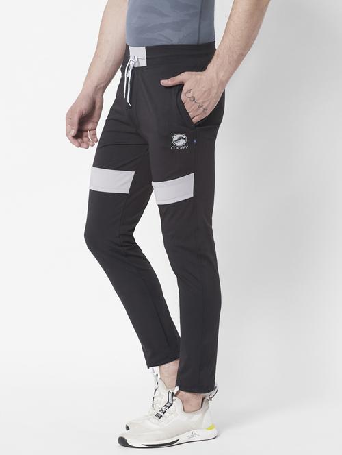 men mid rise full lenght track pant - 21072750 - Standard Image - 0