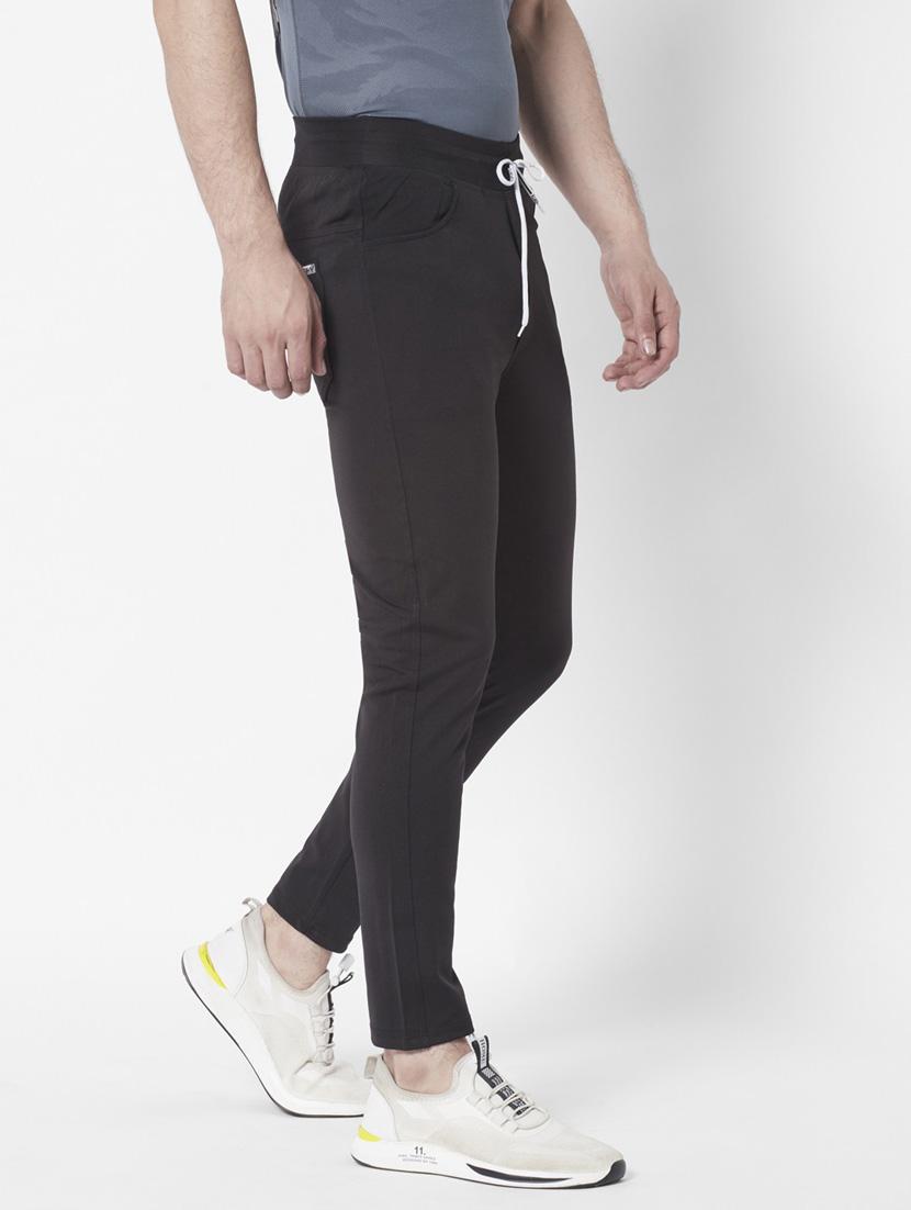 men mid rise full lenght track pant - 21072753 - Standard Image - 2