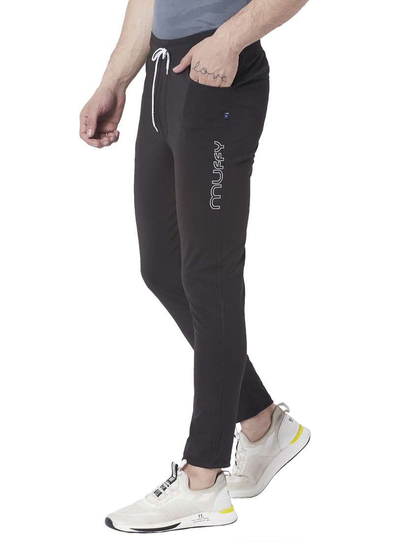 men mid rise full lenght track pant