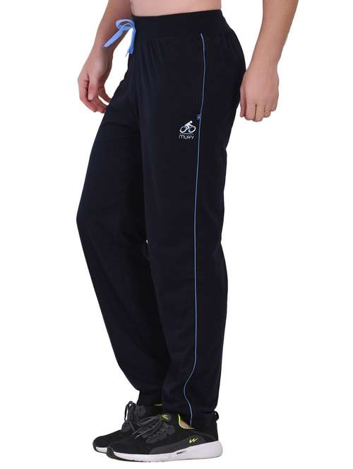men mid rise full lenght track pant - 21072763 - Standard Image - 0