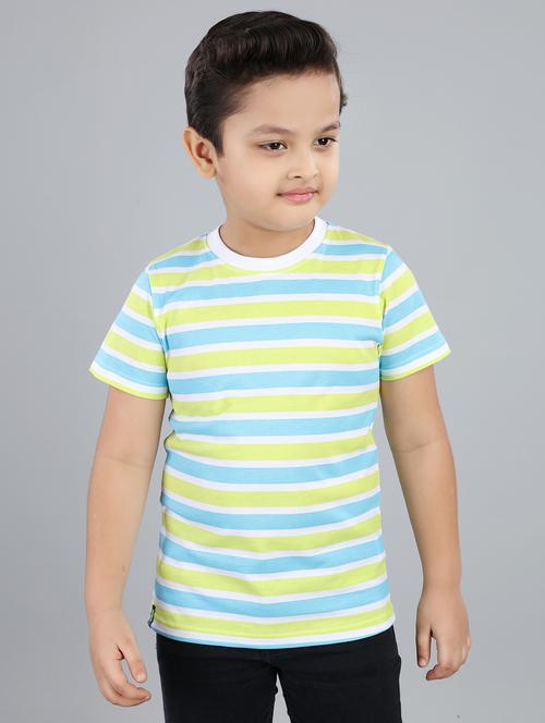 boys striped short sleeve t-shirt - 21073217 -  Standard Image - 0