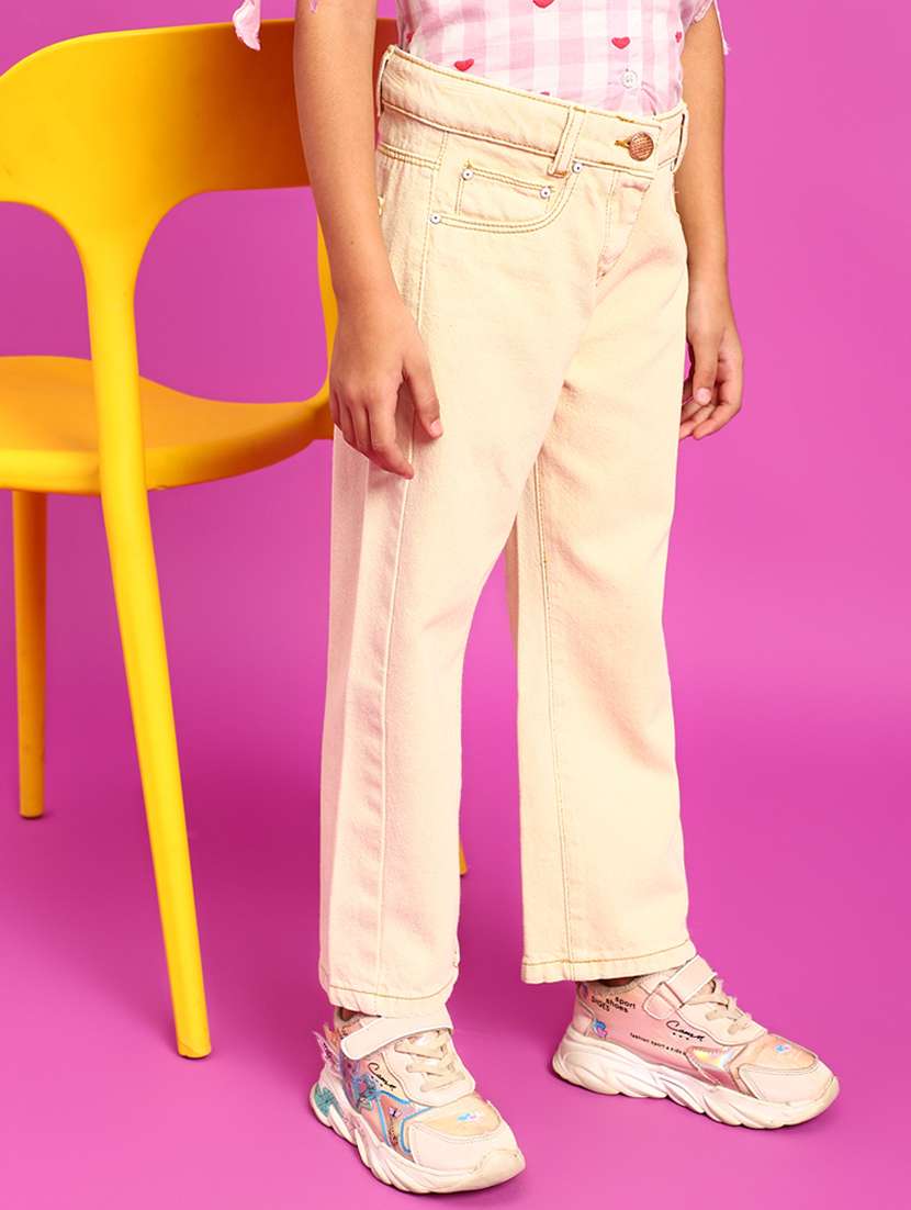 girls mid rise plain jeans - 21073851 -  Standard Image - 2