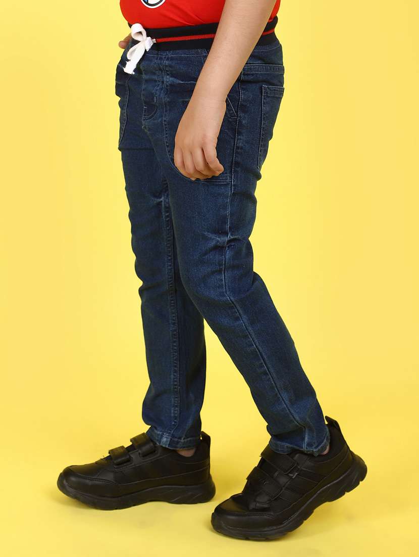 boy solid mid rise plain jean - 21074037 -  Standard Image - 2