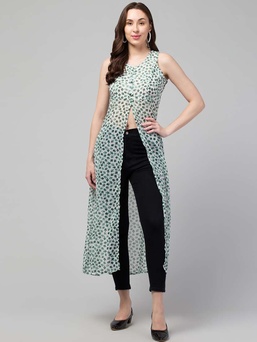 women white floral printed tunic