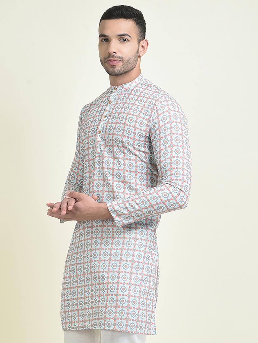 off white cotton short kurtas kurta - 21074958 - Standard Image - 2