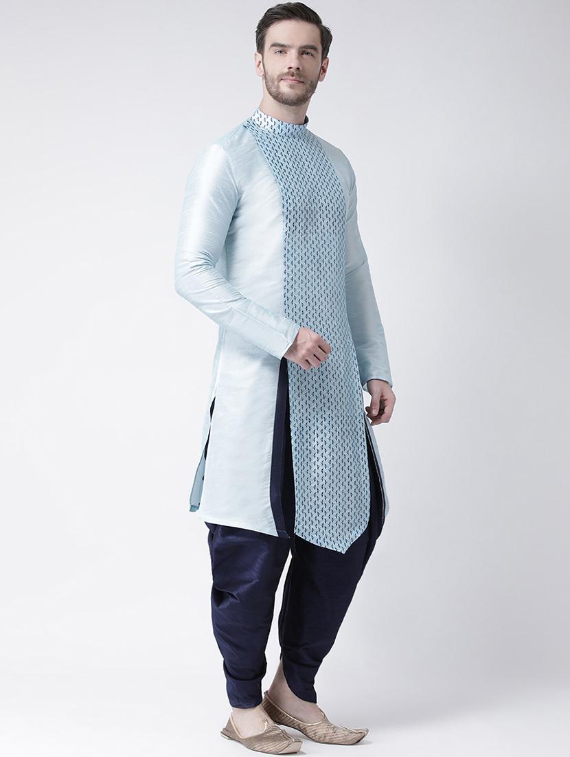 men mandarin neck long sleeves kurta - 21075550 - Standard Image - 2