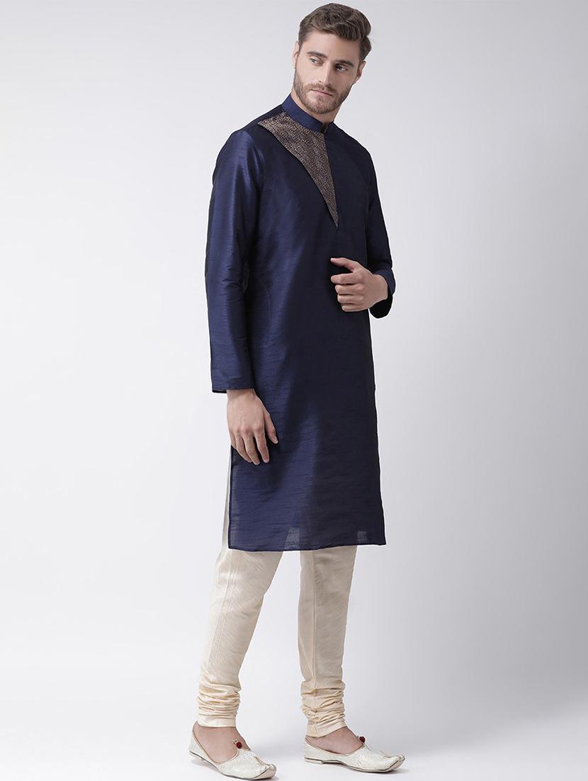 men self design kurta chudidar ethnic wear set - 21078387 - Standard Image - 2