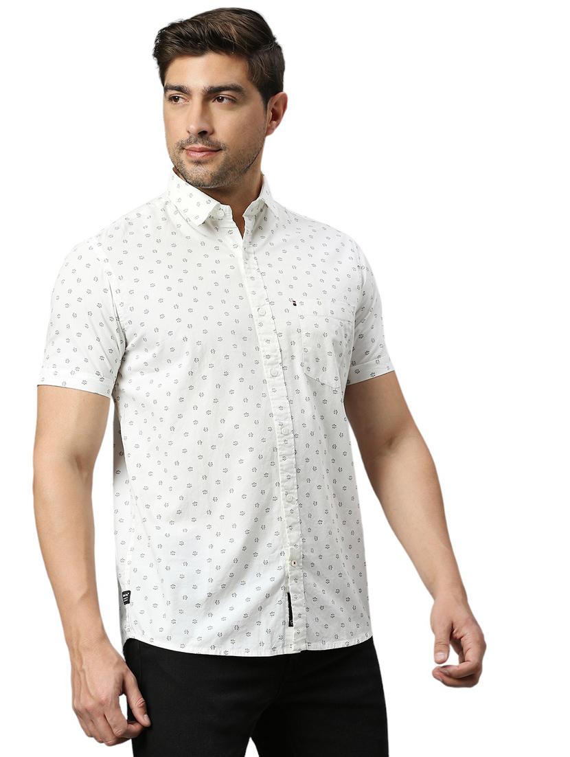 men printed casual shirt - 21078707 - Standard Image - 2