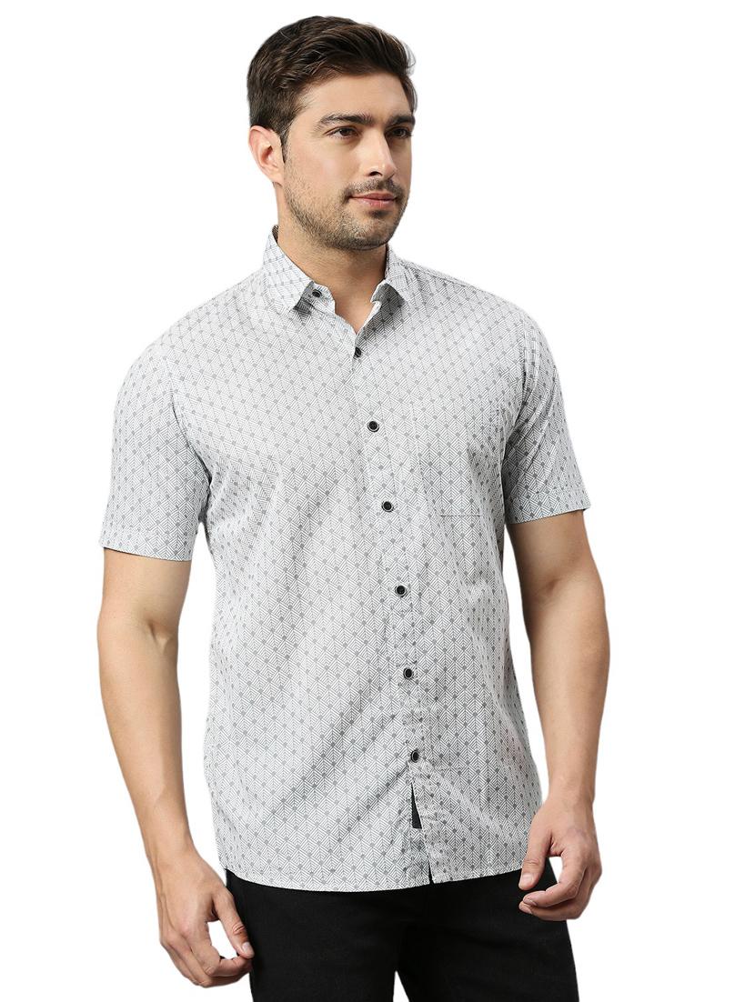 men printed casual shirt - 21078720 - Standard Image - 2