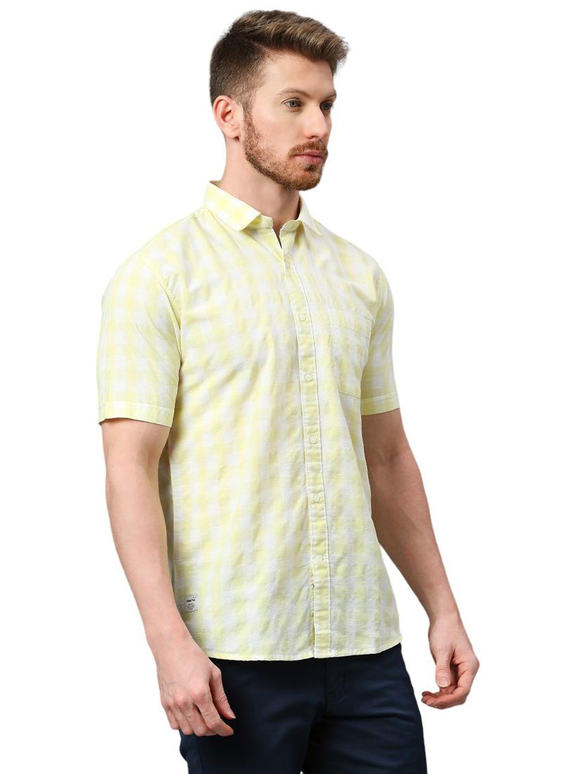 men checkered casual shirt - 21078726 - Standard Image - 2