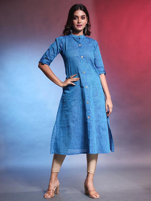 women solid a-line kurta - 21081764 - Standard Image - 0