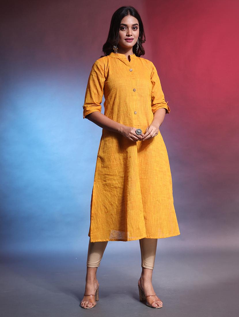 women solid a-line kurta - 21081768 -  Zoom Image - 0