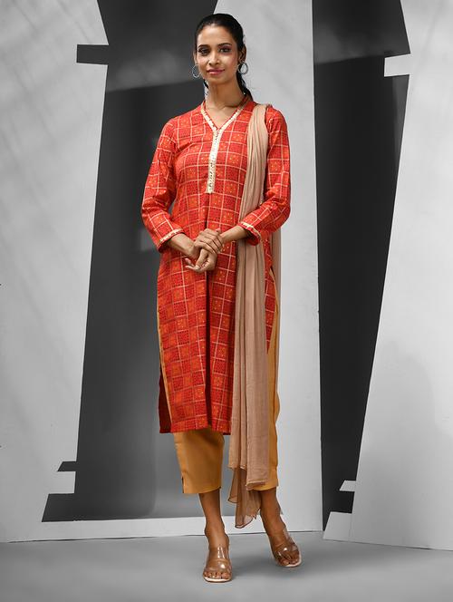 women printed straight kurta - 21081812 -  Standard Image - 0