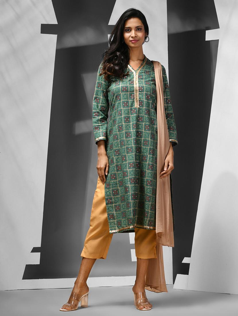 women printed straight kurta - 21081813 - Zoom Image - 0