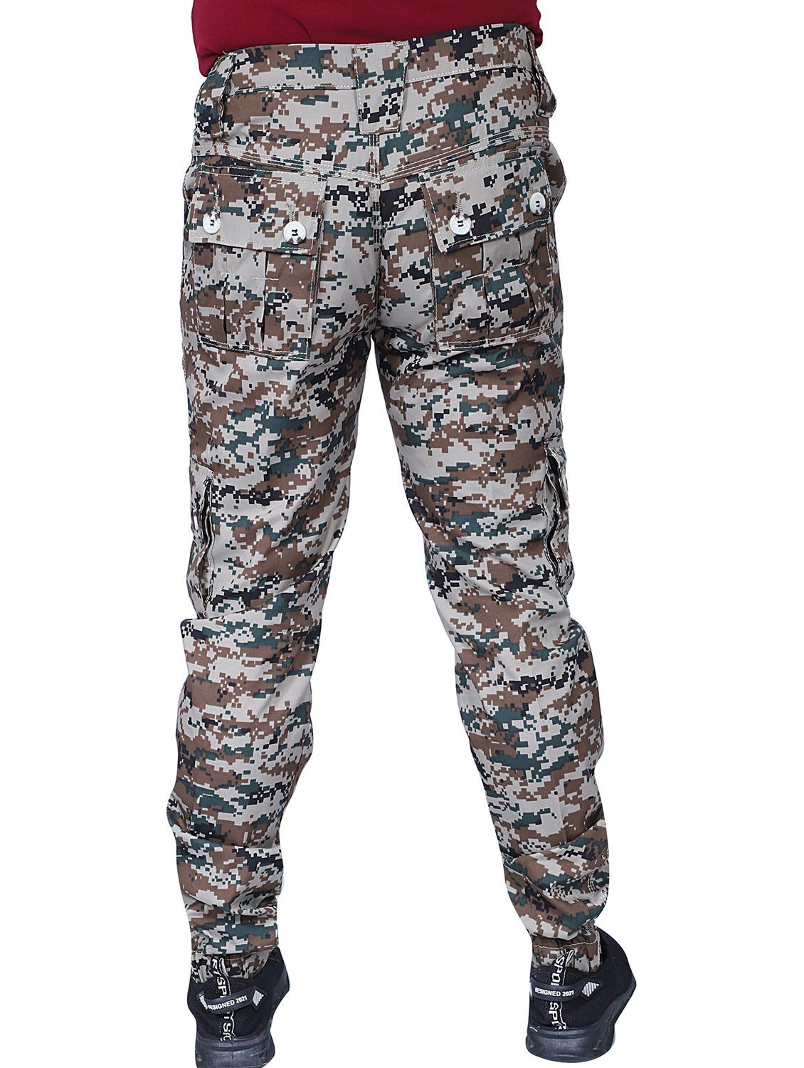 men mid-rise camouflage casual trouser - 21081971 - Standard Image - 2