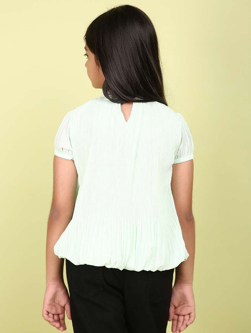 green cotton top - 21082406 -  Standard Image - 2