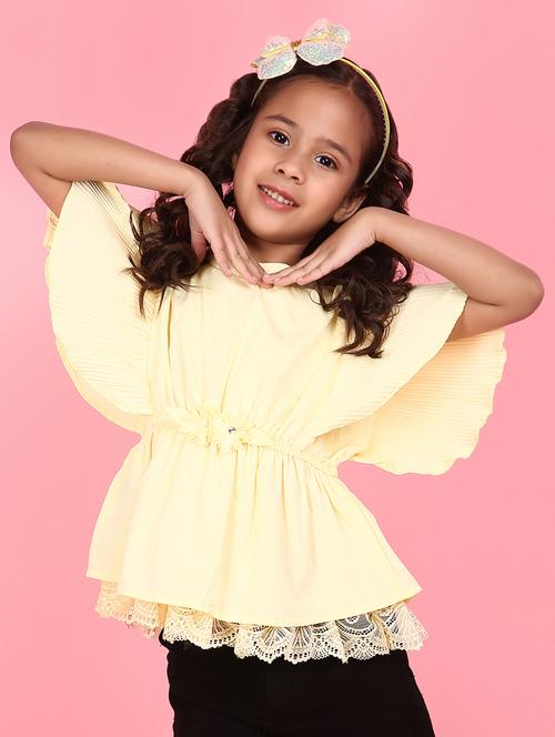 yellow cotton top - 21082407 - Standard Image - 0