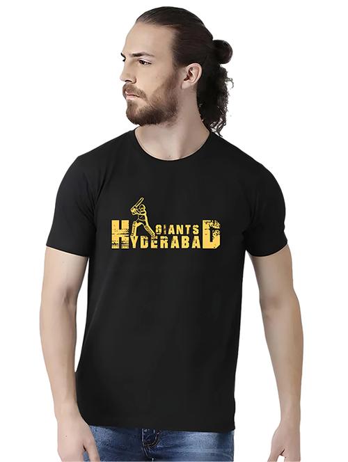 men round neck chest print t-shirt - 21092391 - Standard Image - 0