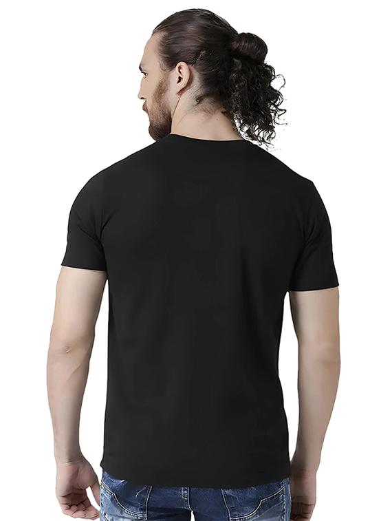 men round neck chest print t-shirt - 21092394 - Standard Image - 2