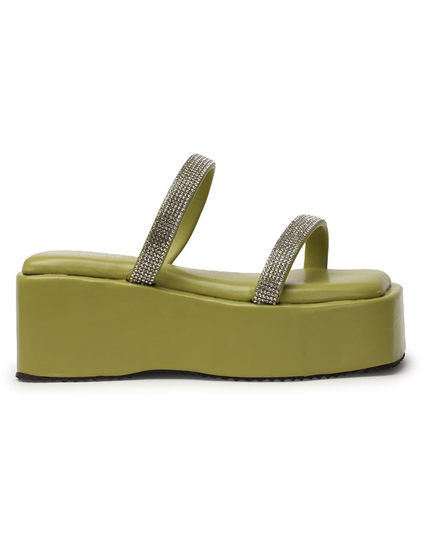 women slip on wedge sandal - 21092890 - Standard Image - 2