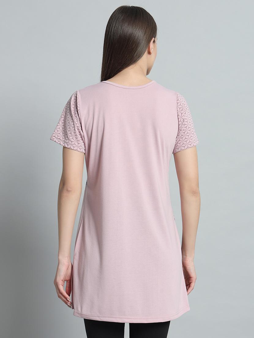 women round neck short sleeves tee - 21093582 - Standard Image - 2
