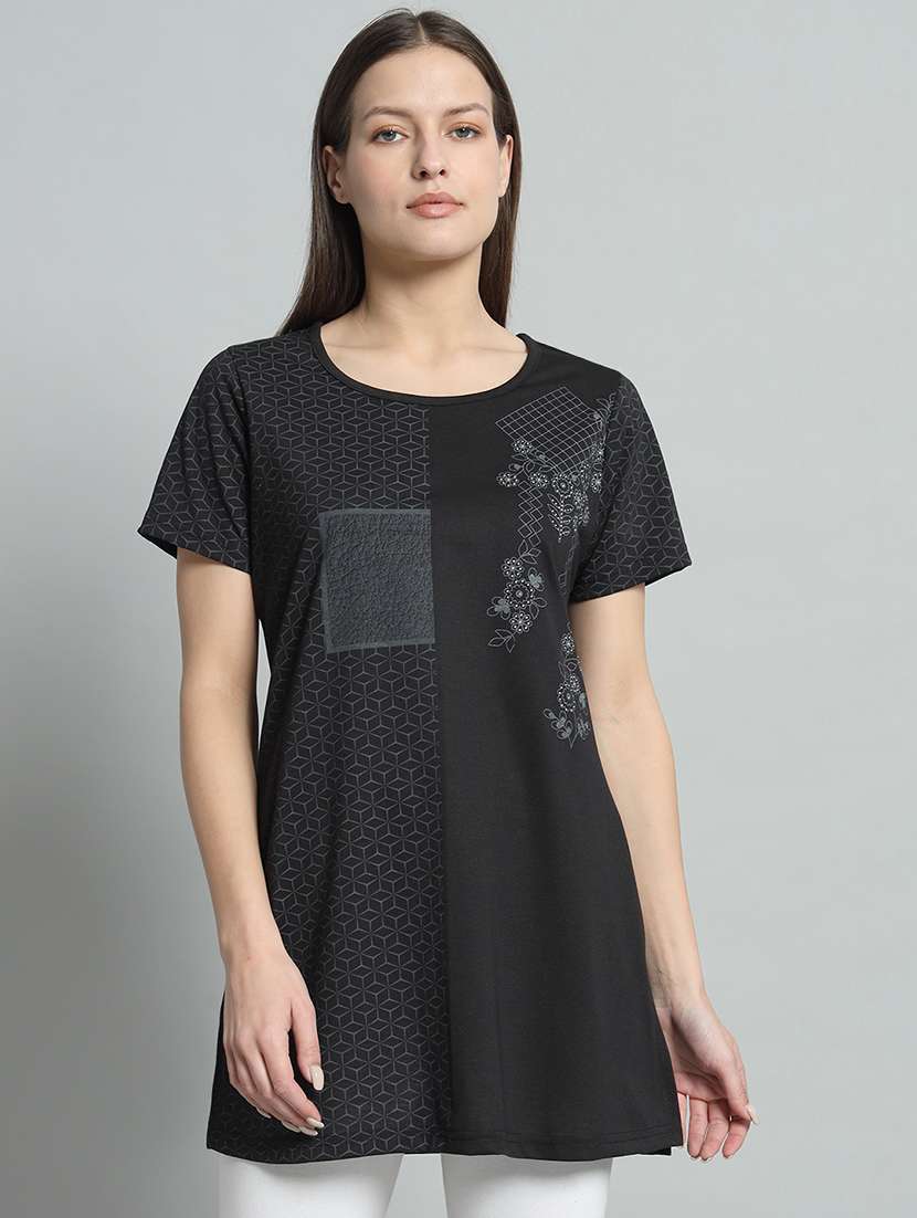 women round neck short sleeves tee