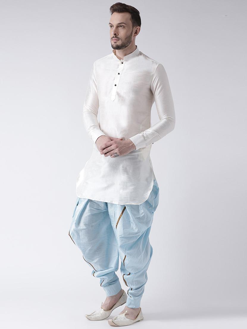 men long sleeve dhoti kurta set - 21093996 - Standard Image - 2
