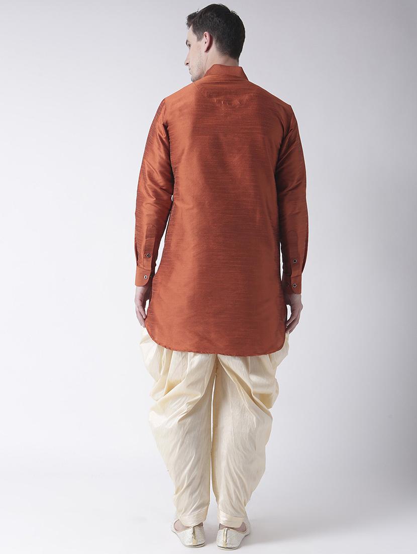 men long sleeve dhoti kurta set - 21093997 - Standard Image - 2