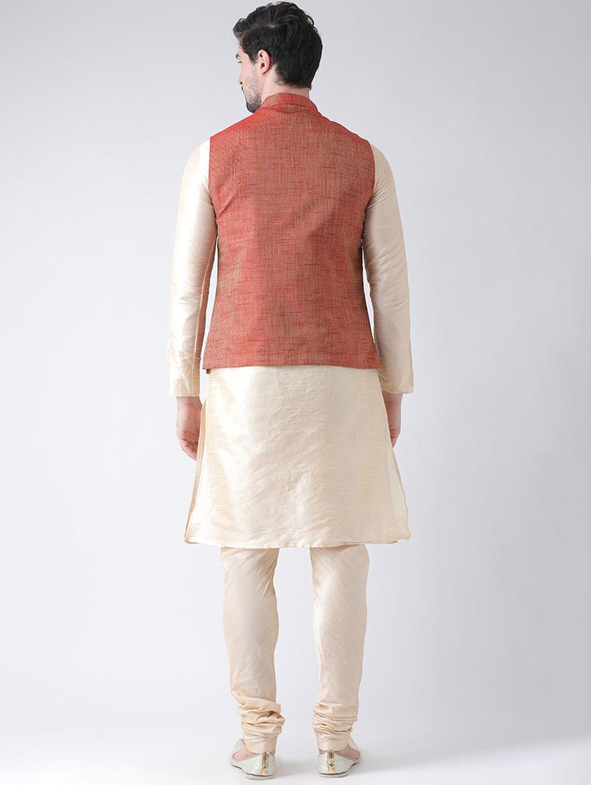 men kurta with churidar ethnic wear set - 21097298 - Standard Image - 2