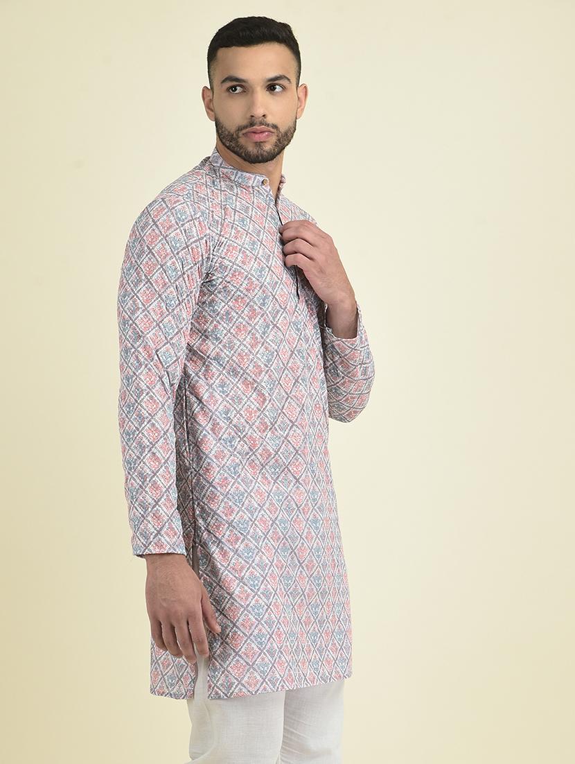 multi colored georgette short kurta - 21098449 - Standard Image - 2