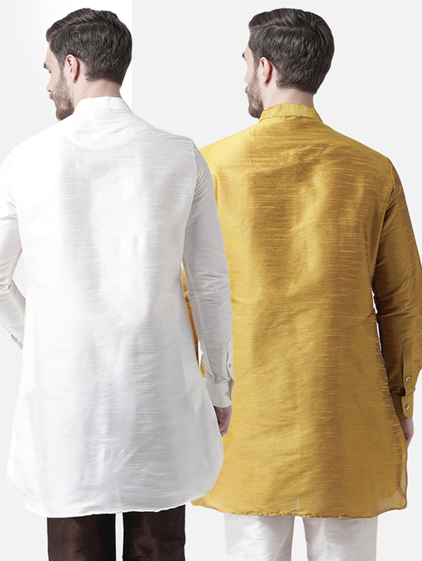 men self designed pathani kurta combo - 21098790 - Standard Image - 2